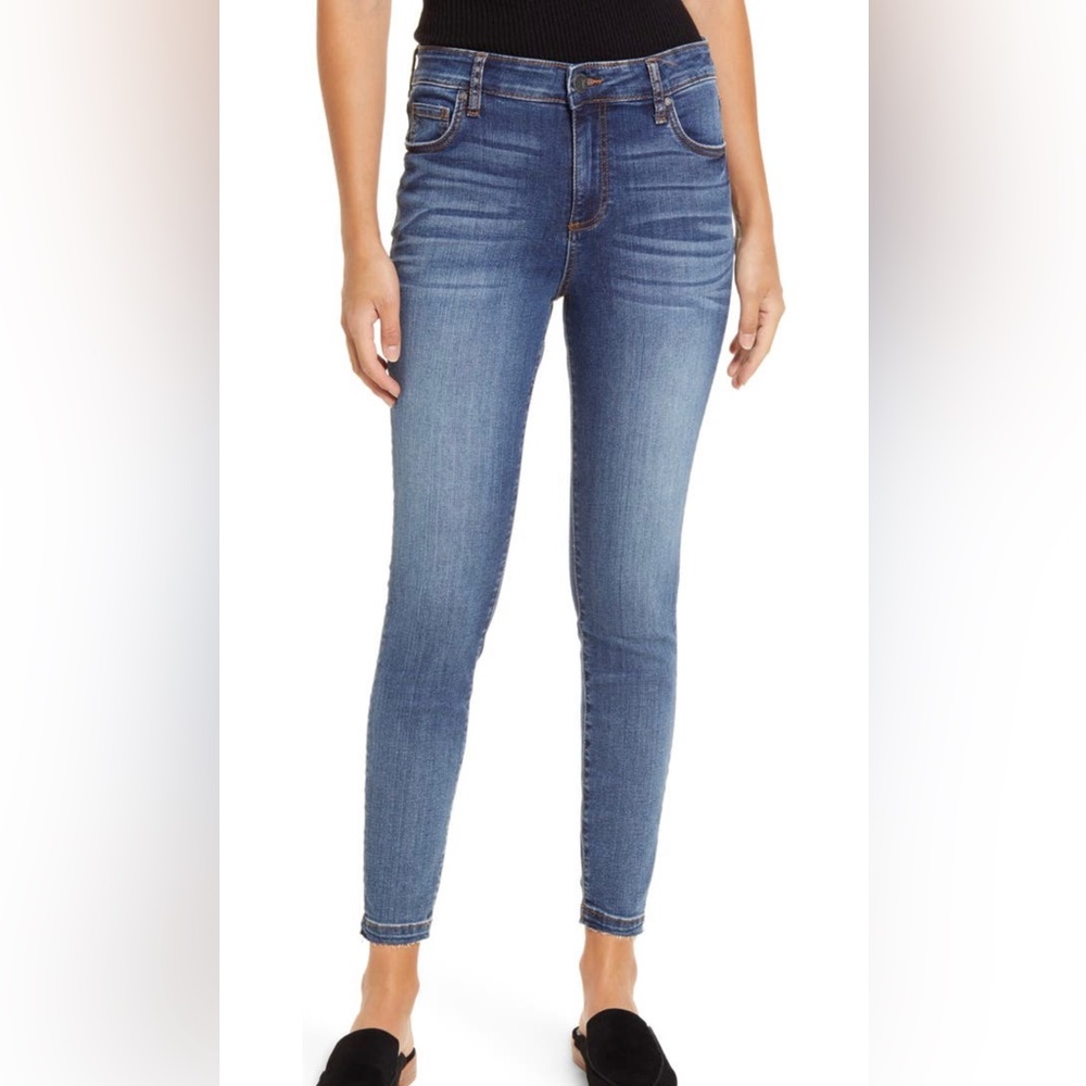 Kut from the Kloth Donna high waist ankle skinny jeans